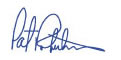 Pat Robertson Signature