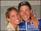 Kristin and Lance Armstrong