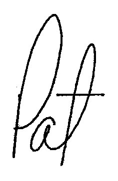 Pat Robertson Signature