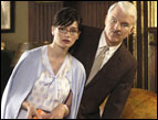 Emily Mortimer and Steve Martin in 'The Pink Panther'