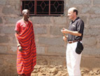 Dr. Campo with a traditional Maasai Leader