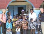 Dr. and Mrs. Campo visit at the Joy House orphanage in Kenya