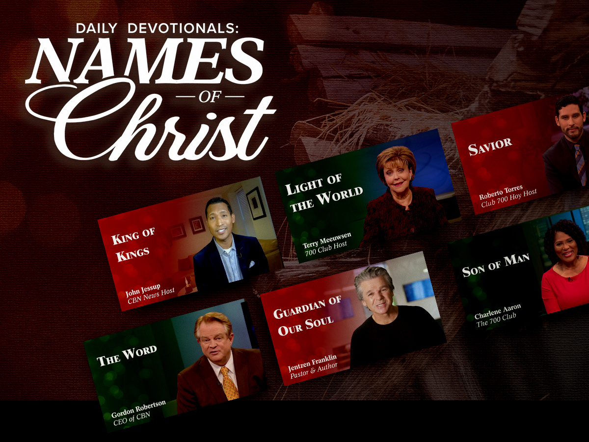 The Names of Christ Christmas Advent Devotional CBN