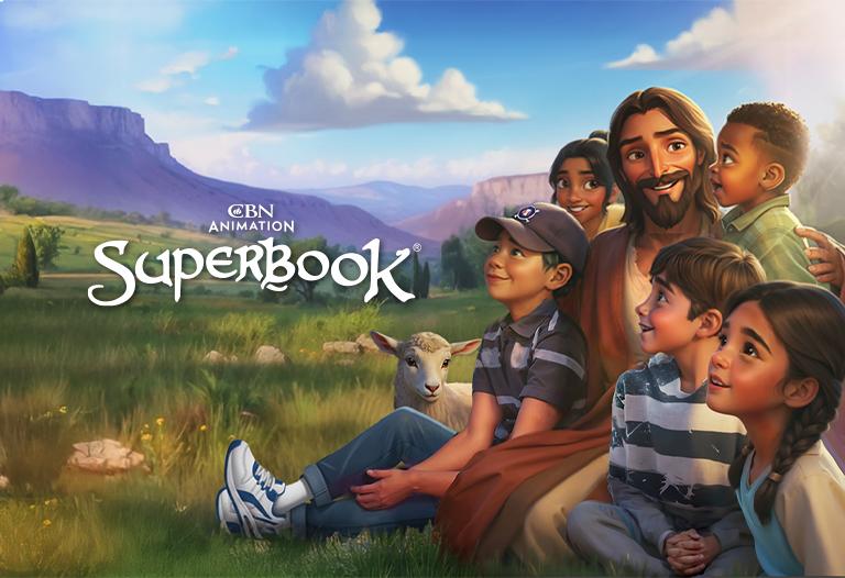 Superbook Jesus Teaching Children