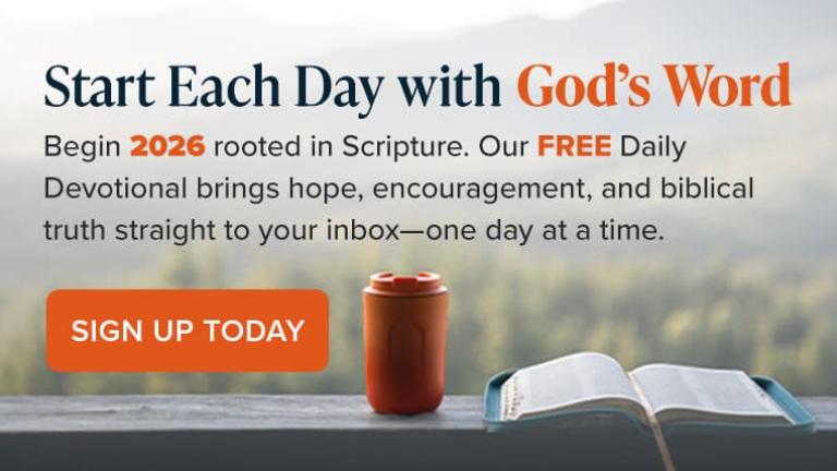 CBN's daily devotional sign-up