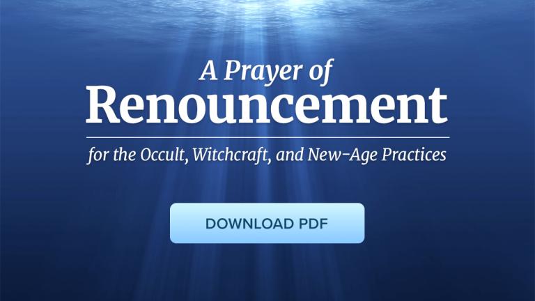 A Prayer of Renouncement Prayer Guide